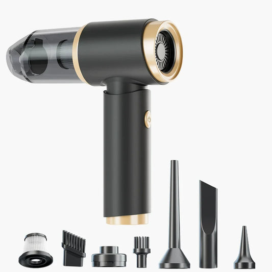 4-in-1 Draadloze Mini Stofzuiger – Krachtig & Oplaadbaar