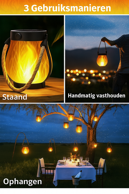 Draadloze Sfeerlamp met Vlam Effect