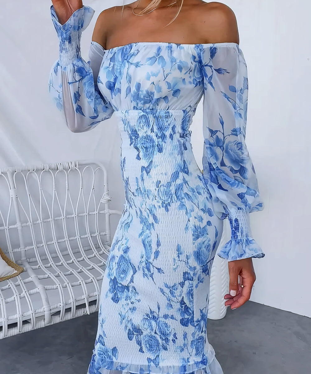 Sofie | Tijdloze Midi-jurk van Satijn | 1+1 Gratis