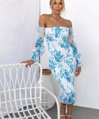 Sofie | Tijdloze Midi-jurk van Satijn | 1+1 Gratis