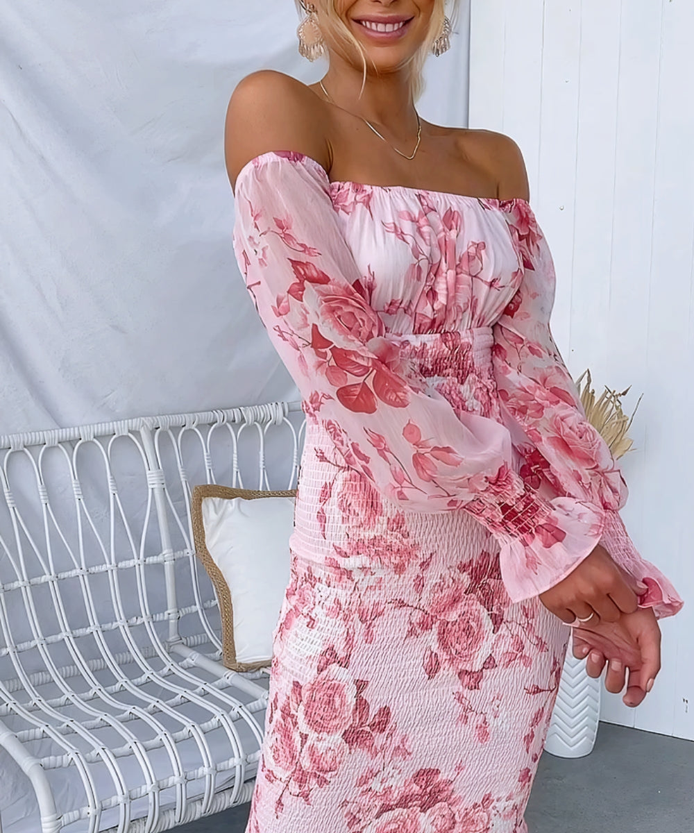 Sofie | Tijdloze Midi-jurk van Satijn | 1+1 Gratis