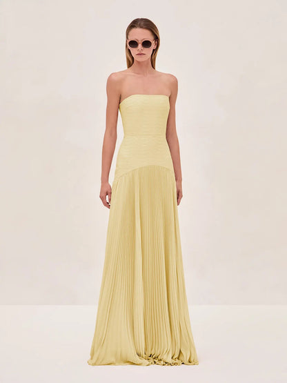 Elysia – Strapless Maxi Dress